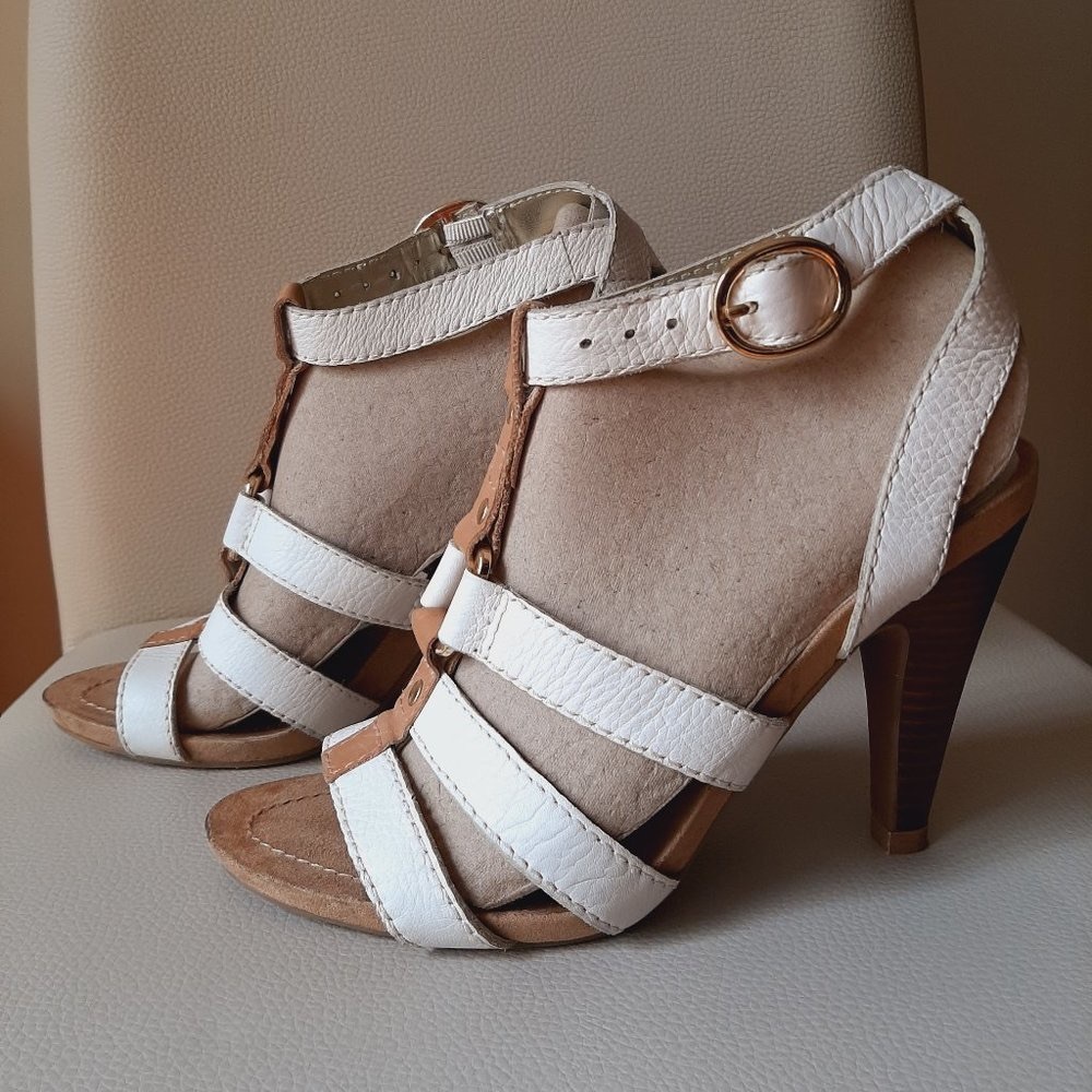 Caged Heel Sandal